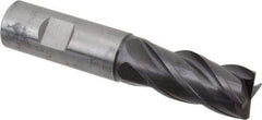 Guhring - 20mm, 38mm LOC, 20mm Shank Diam, 104mm OAL, 4 Flute, Solid Carbide Square End Mill - Single End, FIREX Finish, Spiral Flute, 35/38° Helix, Centercutting, Right Hand Cut, Right Hand Flute, Series 3732 - Eagle Tool & Supply