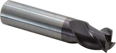 Guhring - 18mm, 18mm LOC, 18mm Shank Diam, 84mm OAL, 3 Flute, Solid Carbide Square End Mill - Single End, FIREX Finish, Spiral Flute, 45° Helix, Centercutting, Right Hand Cut, Right Hand Flute, Series 3540 - Eagle Tool & Supply