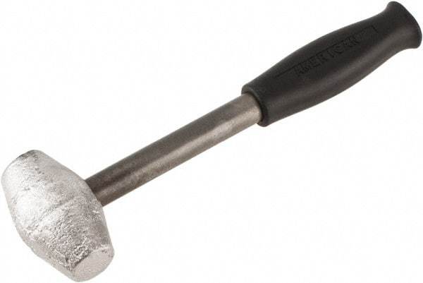 American Hammer - 3 Lb Head Mallet - 10" OAL, 9" Long Steel Handle with Grip - Eagle Tool & Supply