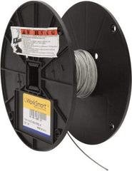 Value Collection - 1/16" Diam, Aircraft Cable - 500 Lb Breaking Strength, 1 x 19 Single Strand - Eagle Tool & Supply