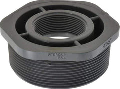 Value Collection - 4 x 2" PVC Plastic Pipe Reducer Bushing - Schedule 80, MIPT x FIPT End Connections - Eagle Tool & Supply
