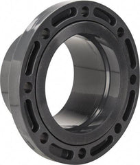 Value Collection - 8" Pipe, 13-1/2" OD, PVC Spigot Pipe Flange - Schedule 80, Gray - Eagle Tool & Supply