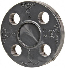 Value Collection - 1/2" Pipe, 3-1/2" OD, PVC Blind Pipe Flange - Schedule 80, Gray - Eagle Tool & Supply