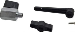 Midwest Control - 1/8" Pipe, Full Port, Brass Miniature Ball Valve - 1 Piece, Inline - Two Way Flow, MNPT x FNPT Ends, Wedge Handle, 450 WOG - Eagle Tool & Supply