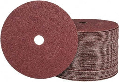 Camel Grinding Wheels - 7" Diam 7/8" Hole 24 Grit Fiber Disc - Very Coarse Grade, Aluminum Oxide, 8,600 Max RPM - Eagle Tool & Supply