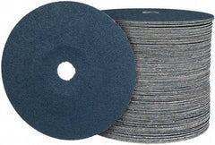 Camel Grinding Wheels - 7" Diam 7/8" Hole 60 Grit Fiber Disc - Medium Grade, Zirconia Alumina, 8,600 Max RPM - Eagle Tool & Supply