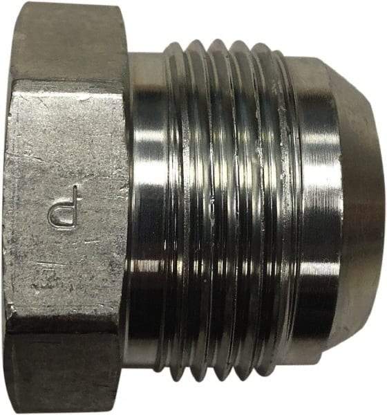 Parker - 5/16" Tube OD, 37° Steel Flared Tube Plug - Unthreaded Flare Ends - Eagle Tool & Supply