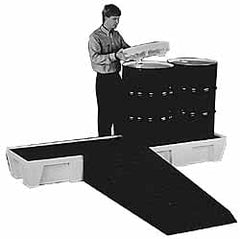 Enpac - 31" Wide x 12-3/4" High, Spill Containment Ramp - Eagle Tool & Supply