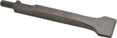 Made in USA - 1-3/8" Head Width, 7" OAL, 1/2" Shank Diam, Scaling Chisel - Square Drive, Square Shank, Alloy Steel - Eagle Tool & Supply