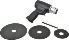 Florida Pneumatic - 3 to 5-1/2" Disc, 20,000 RPM, Pneumatic Handheld Disc Sander - 4 CFM, 1/4 NPT Inlet, 0.33 hp, 90 psi - Eagle Tool & Supply