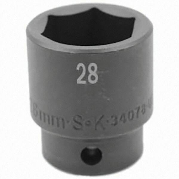 SK - Impact Socket - 1/2"DR 28MM IMPACT SOCKET - Eagle Tool & Supply