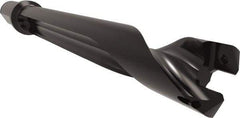 Allied Machine and Engineering - Series 26, 26 to 29mm Diam, 1-1/4" Diam Straight Shank with Flange, Straight Flute Spade Drill - 7-63/64" Max Depth, 9-5/8" Body Length, 11-29/32" OAL, Standard Length, Through Coolant - Eagle Tool & Supply