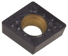 Kennametal - CCMT32.52 MP Grade KCP10 Carbide Turning Insert - TiCN/Al2O3 Finish, 80° Diamond, 3/8" Inscr Circle, 5/32" Thick, 1/32" Corner Radius - Eagle Tool & Supply