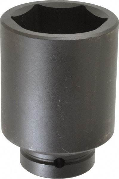 Proto - 1" Drive 2-1/2" Deep Impact Socket - 6 Points, 4-7/8" OAL - Eagle Tool & Supply