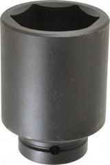 Proto - 1" Drive 2-1/2" Deep Impact Socket - 6 Points, 4-7/8" OAL - Eagle Tool & Supply