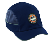 Skullerz® 8960 Bump Cap with LED Lighting Technology Short Brim- Navy - Eagle Tool & Supply