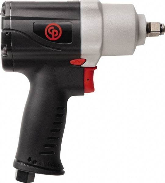 Chicago Pneumatic - 1/2" Drive, 990 RPM, 450 Ft/Lb Torque Impact Wrench - Pistol Grip Handle, 1,700 IPM, 20 CFM, 90 psi, 1/4" NPT Inlet - Eagle Tool & Supply