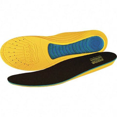 MEGAComfort - 8 to 9 Men's (10 to 11 Women's) Memory Foam & Gel Comfort Insoles - Full Length Soles - Eagle Tool & Supply