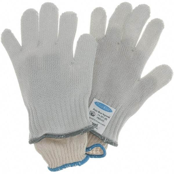 Ansell - Size XS, ANSI Cut Lvl 5, Abrasion Lvl 3, Cut Resistant Gloves - White - Eagle Tool & Supply