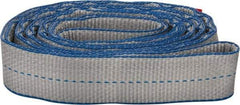 Lift-All - 8' Long x 2" Wide, 6,400 Lb Vertical Capacity, 2 Ply, Polyester Web Sling - 5,000 Lb Choker Capacity - Eagle Tool & Supply