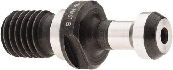 Iscar - BT30 Taper, M12x1.75 Thread, 45° Angle Radius, Standard Retention Knob - 1.6929" OAL, 0.4331" Knob Diam, 0.9055" from Knob to Flange, 0.1181" Coolant Hole, Through Coolant - Exact Industrial Supply