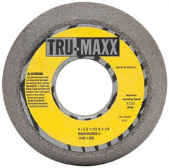 Tru-Maxx - 4" Diam, 1-1/4" Hole Size, 1-1/2" Overall Thickness, 60 Grit, Type 11 Tool & Cutter Grinding Wheel - Medium Grade, Aluminum Oxide, J Hardness, 5,730 RPM - Eagle Tool & Supply