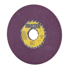 Tru-Maxx - 7" Diam x 1-1/4" Hole x 1/4" Thick, J Hardness, 46 Grit Surface Grinding Wheel - Aluminum Oxide, Type 1, Coarse Grade, 3,600 Max RPM, No Recess - Eagle Tool & Supply
