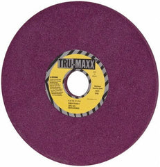 Tru-Maxx - 8" Diam x 1-1/4" Hole x 1/2" Thick, I Hardness, 60 Grit Surface Grinding Wheel - Aluminum Oxide, Type 1, Medium Grade, 3,600 Max RPM, No Recess - Eagle Tool & Supply