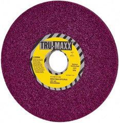 Tru-Maxx - 7" Diam x 1-1/4" Hole x 1/2" Thick, G Hardness, 46 Grit Surface Grinding Wheel - Aluminum Oxide, Type 1, Coarse Grade, 3,600 Max RPM, No Recess - Eagle Tool & Supply