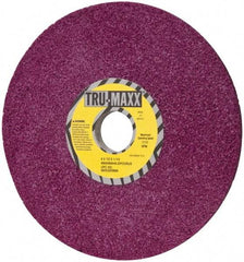 Tru-Maxx - 8" Diam x 1-1/4" Hole x 1/2" Thick, G Hardness, 46 Grit Surface Grinding Wheel - Aluminum Oxide, Type 1, Coarse Grade, 3,105 Max RPM, No Recess - Eagle Tool & Supply