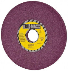 Tru-Maxx - 7" Diam x 1-1/4" Hole x 1/2" Thick, K Hardness, 46 Grit Surface Grinding Wheel - Aluminum Oxide, Type 1, Coarse Grade, 3,600 Max RPM, No Recess - Eagle Tool & Supply