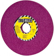 Tru-Maxx - 7" Diam x 1-1/4" Hole x 1/2" Thick, I Hardness, 60 Grit Surface Grinding Wheel - Aluminum Oxide, Type 1, Medium Grade, 3,600 Max RPM, No Recess - Eagle Tool & Supply