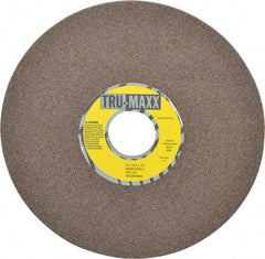 Tru-Maxx - 7" Diam, 1-1/4" Hole Size, 1/2" Overall Thickness, 60 Grit, Type 12 Tool & Cutter Grinding Wheel - Medium Grade, Aluminum Oxide, J Hardness, 3,600 RPM - Eagle Tool & Supply