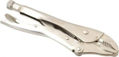 Paramount - 10" OAL Curved Jaw Locking Pliers - 1-7/8" Jaw Opening, Standard Handle - Eagle Tool & Supply