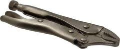 Paramount - 5" OAL Curved Jaw Locking Pliers - 1-1/8" Jaw Opening, Standard Handle - Eagle Tool & Supply