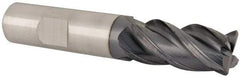 Value Collection - 5/8", 1-1/4" LOC, 5/8" Shank Diam, 3-1/2" OAL, 4 Flute, Solid Carbide Square End Mill - Single End, AlTiN Finish, Spiral Flute, Variable° Helix, Right Hand Cut, Right Hand Flute - Eagle Tool & Supply