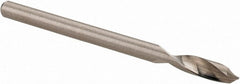 Accupro - 1/8" Body Diam, 90°, 2" OAL, Solid Carbide Spotting Drill - Eagle Tool & Supply