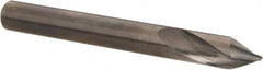 Accupro - 1/4" Body Diam, 60°, 2-1/2" OAL, Solid Carbide Spotting Drill - Eagle Tool & Supply