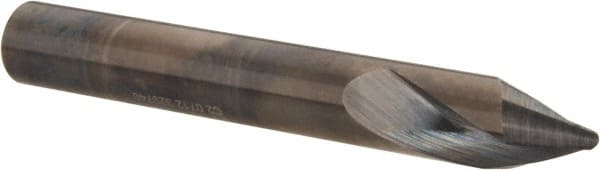 Accupro - 3/8" Body Diam, 60°, 3" OAL, Solid Carbide Spotting Drill - Eagle Tool & Supply