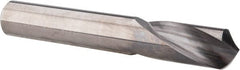 Accupro - 7/16" Body Diam, 120°, 3" OAL, Solid Carbide Spotting Drill - Eagle Tool & Supply