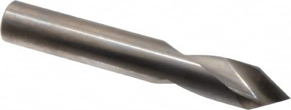 Accupro - 7/16" Body Diam, 60°, 3" OAL, Solid Carbide Spotting Drill - Eagle Tool & Supply