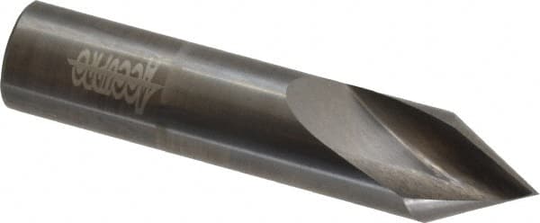 Accupro - 5/8" Body Diam, 60°, 3" OAL, Solid Carbide Spotting Drill - Eagle Tool & Supply