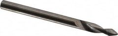 Accupro - 3mm Body Diam, 60°, 38mm OAL, Solid Carbide Spotting Drill - Eagle Tool & Supply