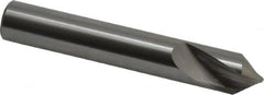 Accupro - 12mm Body Diam, 90°, 76mm OAL, Solid Carbide Spotting Drill - Eagle Tool & Supply
