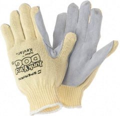 Perfect Fit - Size 2XL, ANSI Cut Lvl 3, Abrasion Lvl 1, PVC Coated Cut Resistant Gloves - Yellow, Paired - Eagle Tool & Supply