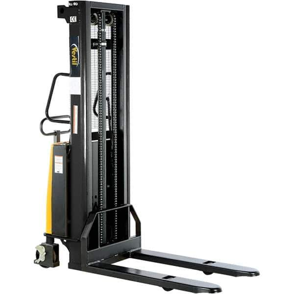 Vestil - Battery Operated Lifts Type: Stacker Powered Lift Lift Height (Inch): 118 - Eagle Tool & Supply
