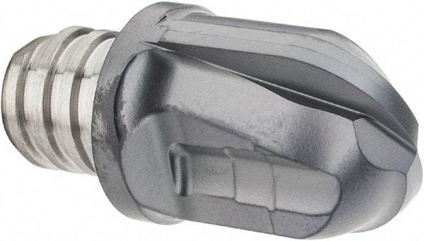 Iscar - MM HRF Grade IC903 Carbide Ball Nose Milling Tip Insert - TiAlN Finish, 2 Flutes, 1/2" Cutting Diam, 1/2" Depth of Cut, 0.64" Extension - Eagle Tool & Supply