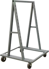 Durham - 2,500 Lb Capacity, Steel Adjust-A-Tray Truck - 38" Long x 40" Wide x 64" High - Eagle Tool & Supply
