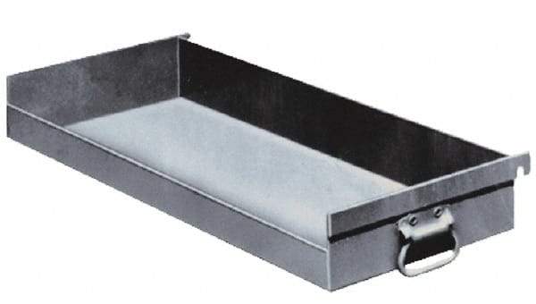 Durham - 1 Shelf, Steel Open Front Hook-On Tray - 36" Long x 15" Wide x 6" High - Eagle Tool & Supply