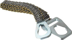 Lift-All - 6' Long x 2" Wide, 2,300 Lb Vertical Capacity, Steel Web Sling - 2,300 Lb Choker Capacity - Eagle Tool & Supply